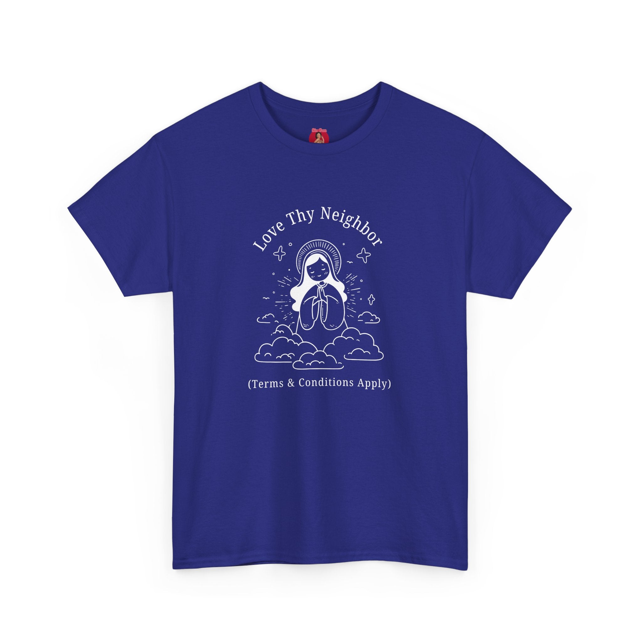 Funny Pro-Immigration Unisex Tee with 'Love Thy Neighbor' Design