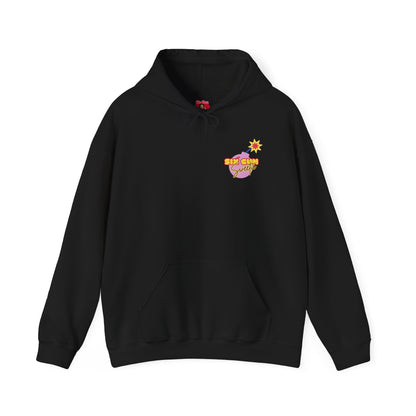 Hooded Sweatshirt featuring Thomas Jefferson Tyranny Quote and Six Guns Design, Streetwear Revolution