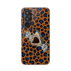Shark Bite Leopard Print Phone Case — Magnetic Impact-Resistant