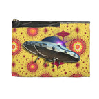 Accessory Pouch - Cute UFO Duct Tape, Six Gun Sweetie Collage Design