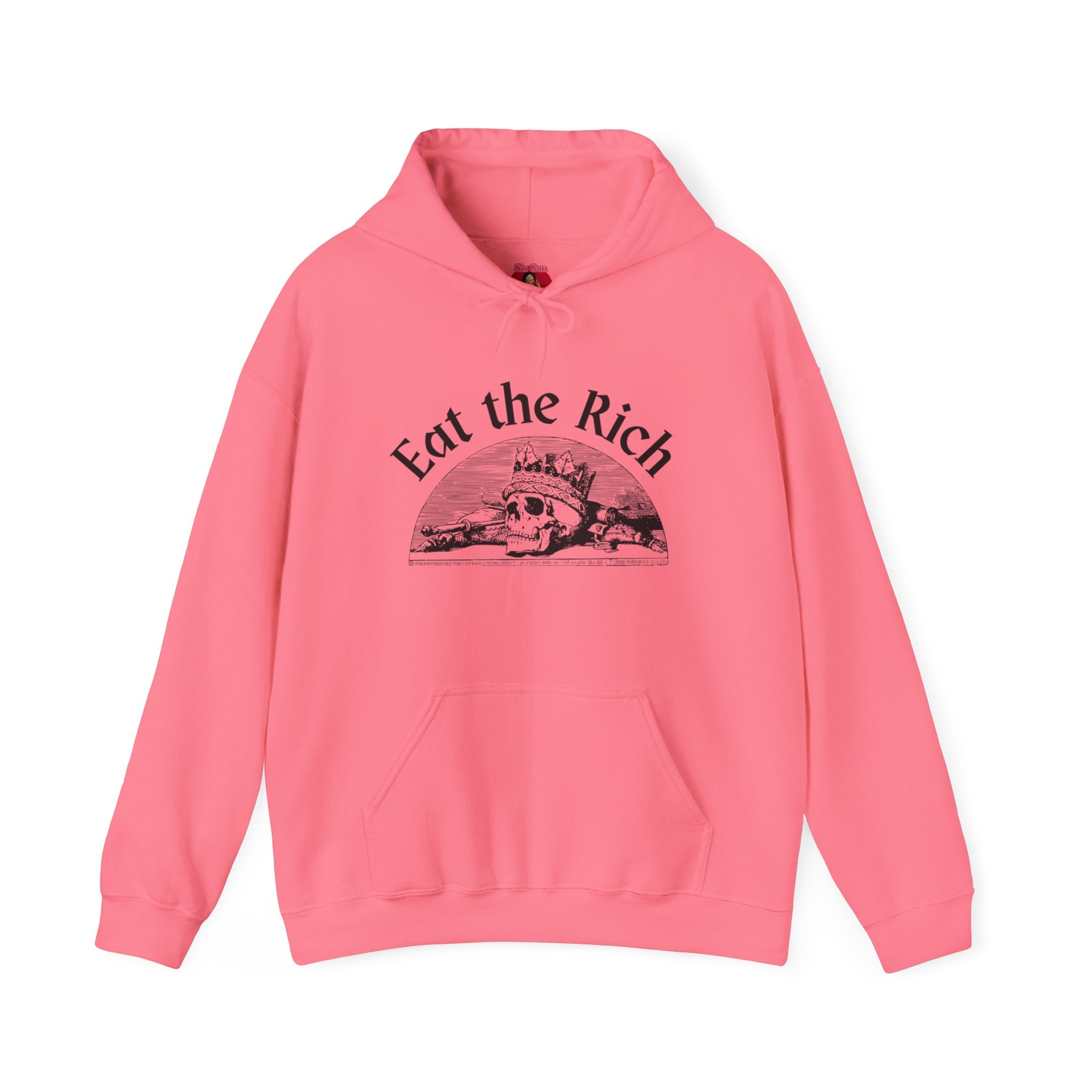 Cozy Eat the Rich Unisex Heavy Blend™ Hooded Sweatshirt blank - Perfect for Every Occasion
