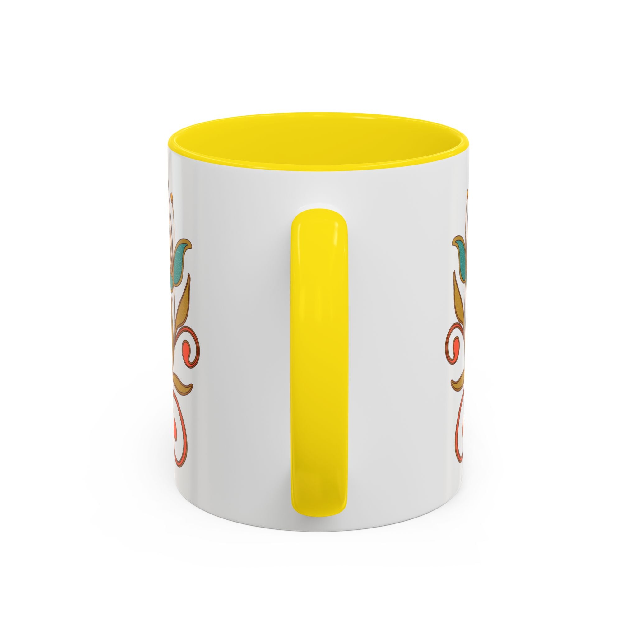 Coffee Mug — "Chinga la Migra" Colorful Peacock Accent Mug