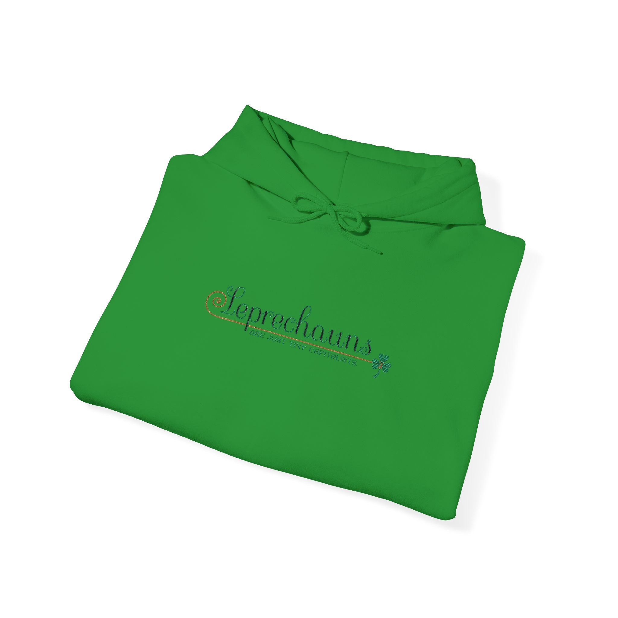 Leprechauns Are My Favorite People Hoodie — St. Patrick’s Day Shamrock Sweatshirt-Embroidery