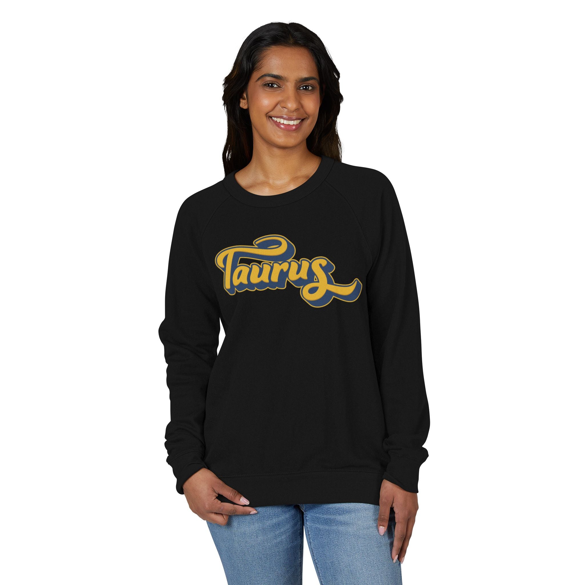 Taurus zodiac Unisex French Terry Crewneck Sweatshirt, Halloween Apparel, Casual Wear, Gifts for Friends, Cozy Graphics