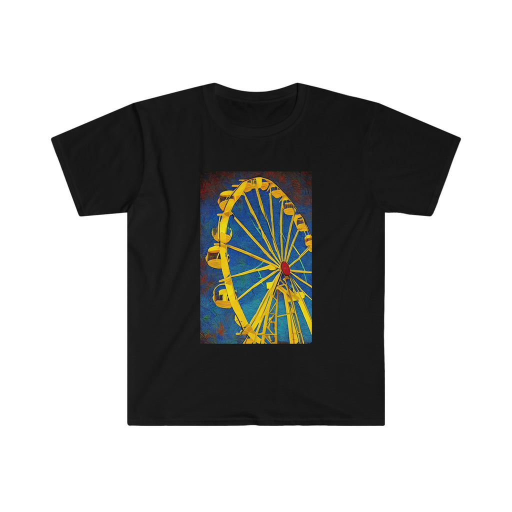 Ferris Wheel Tee, Carnival Shirt, Art Hipster Tee