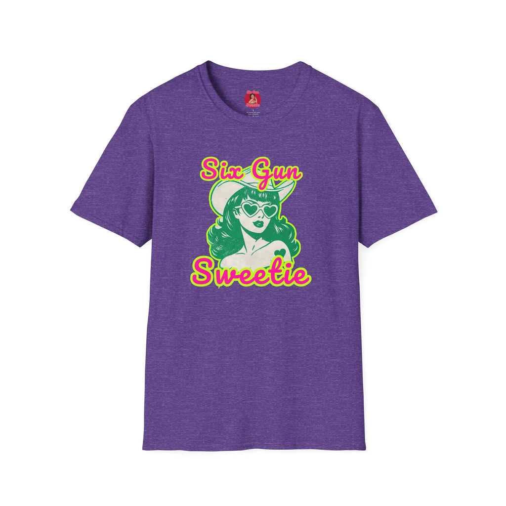 Six Gun Sweetie Retro Cowgirl T-Shirt