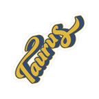 Taurus 70s Groovy Zodiac Sticker — Retro Star Sign Kiss-Cut