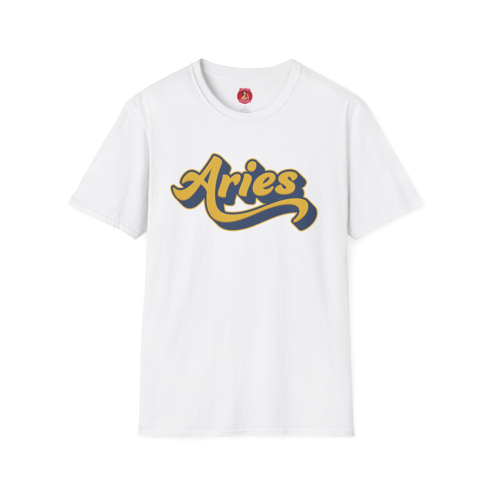 Aries zodiac sign crew neck T-shirt