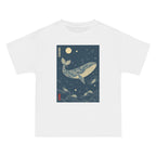 Whale Moon T-Shirt — Japanese-Inspired Ocean Art Tee