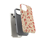 Tough Cases - Vintage Cowgirl Pattern iPhone Case