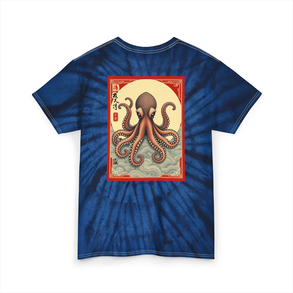 Octopus Retro Tie-Dye Tee — Nautical Vintage Graphic T-Shirt