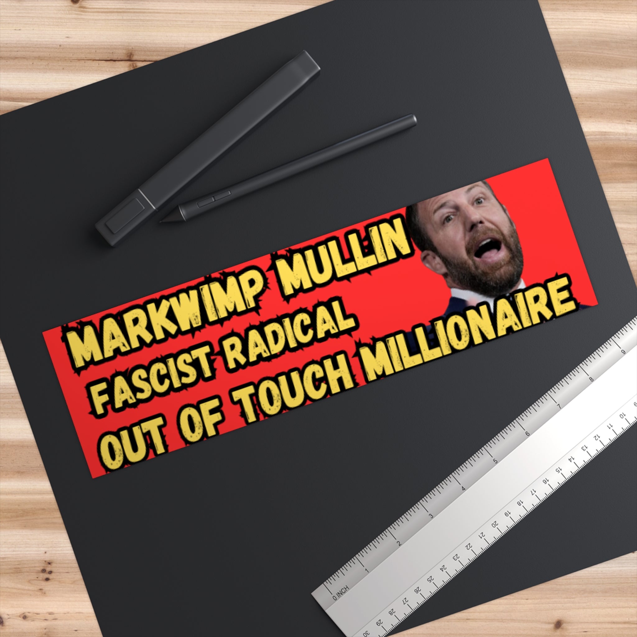 Bumper Stickers - Markwimp Mullin, Oklahoma Crooked Politician