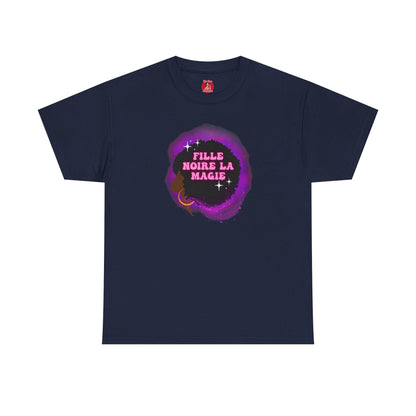 Black Girl Magic Unisex Tee, French Magie des Filles Noires, Afro, Black Excellence, Black History Shirt, Gift for Women and Girls,