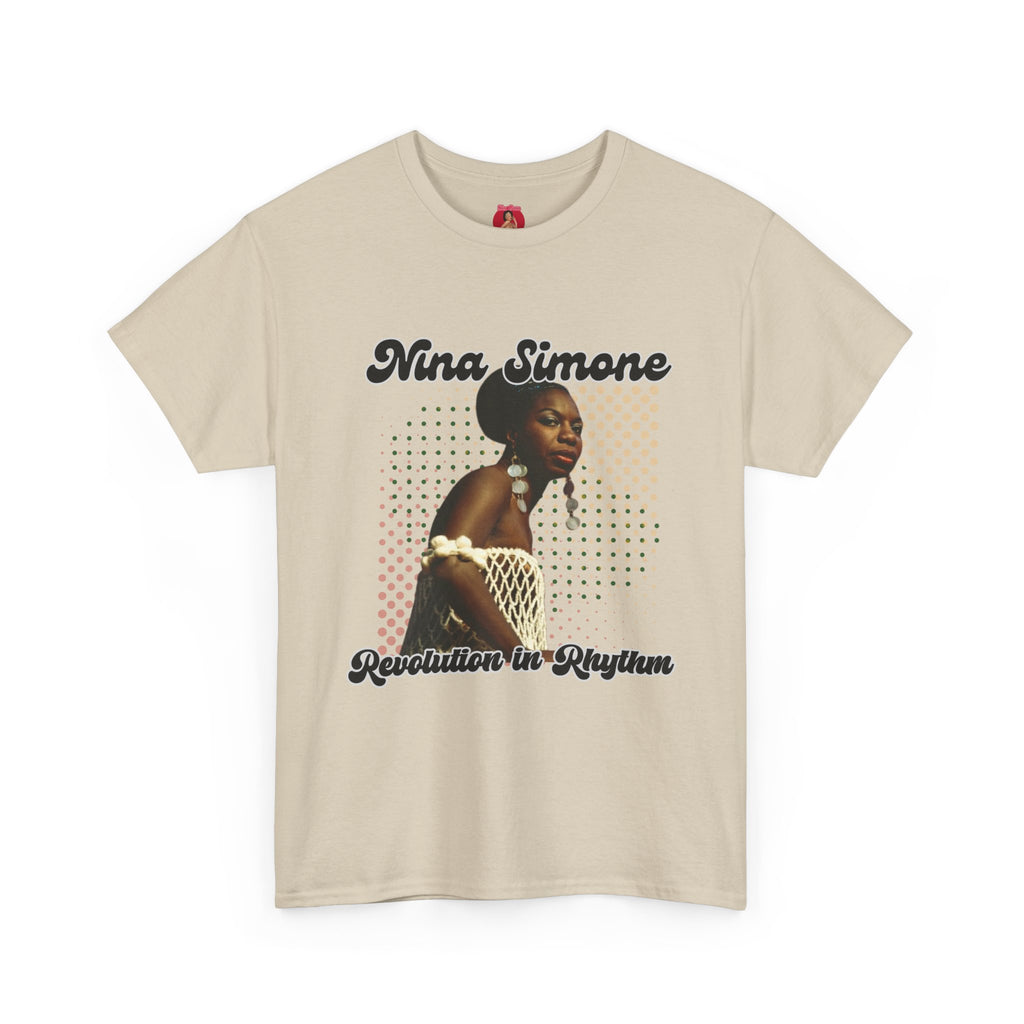 Vintage Nina Simone Revolution in Rhythm Unisex Tee, Black History Month Shirt, Powerful Black Women, Black Excellence, Music Lover Gift