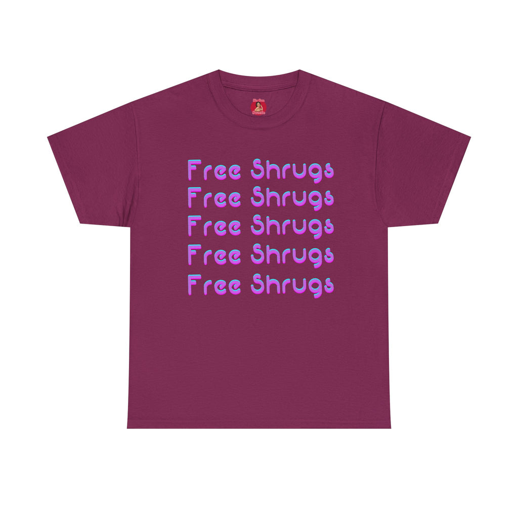 Graphic Tee Free Shrugs Retro Y2K Unisex Heavy Cotton Tee