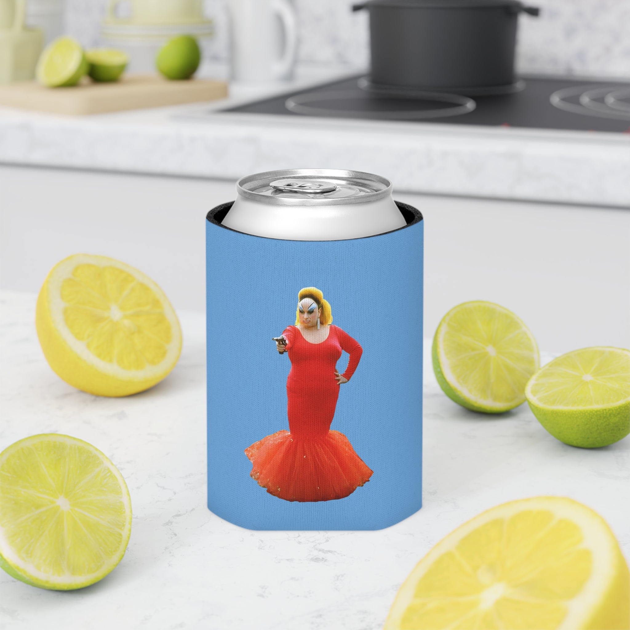 Fabulous Diva Can Cooler | Funny Drink Holder, Summer Party Accessory, Gift for Drag Fans, Birthday Celebration, Outdoor Events