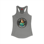 Earth Day Women's Racerback Tank — "Save the Planet, My Cat Says So"