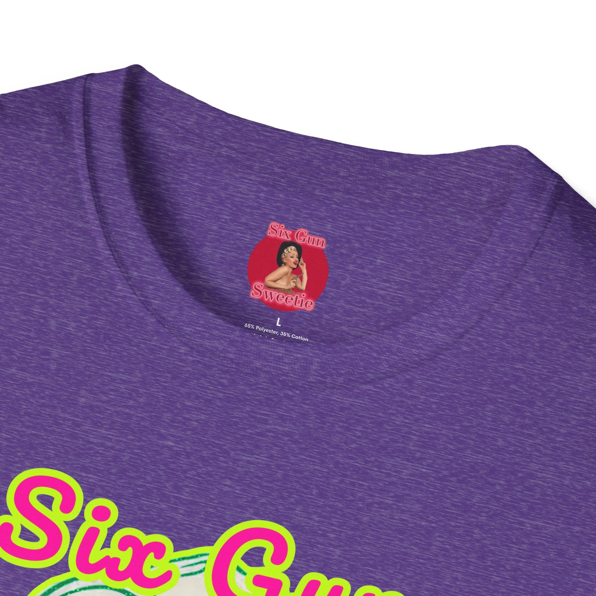 Six Gun Sweetie Retro Cowgirl T-Shirt