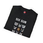 Six Gun Kitty Cat & Duck Collage T-Shirt