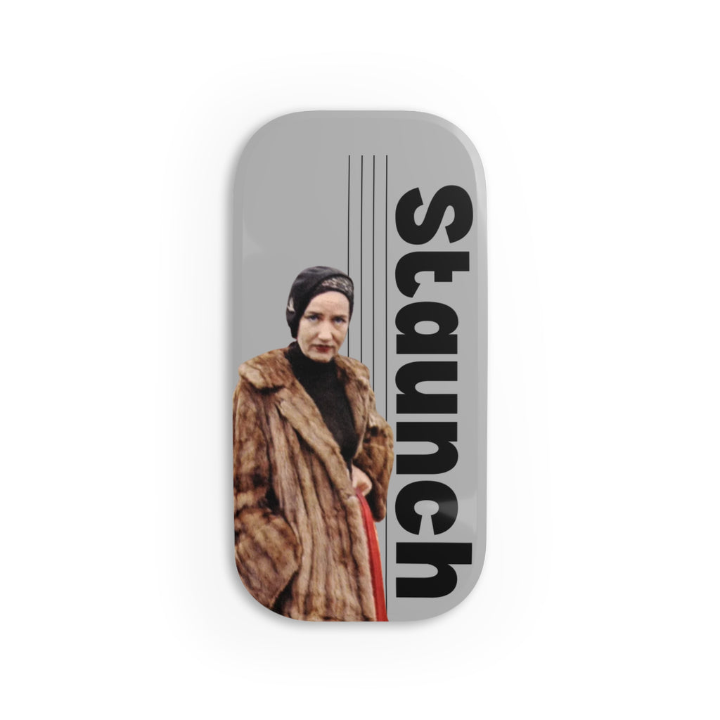Phone Grip - Lil Edie Beale Grey Gardens Fur Coat Design