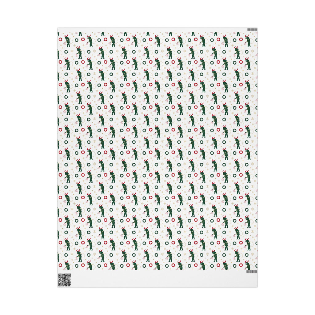 Wrapping Papers, Krampas Themed Christmas Gift Wrap, Modern Clean Unique Design, Goth Xmas, Holiday Presents, Festive Decor, Gothic Wrapping