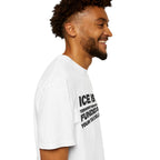 T-Shirt — "ICE IS A TERRORIST ORGANIZATION FUNDED BY YOUR TAX DOLLARS" Political Statement Tee