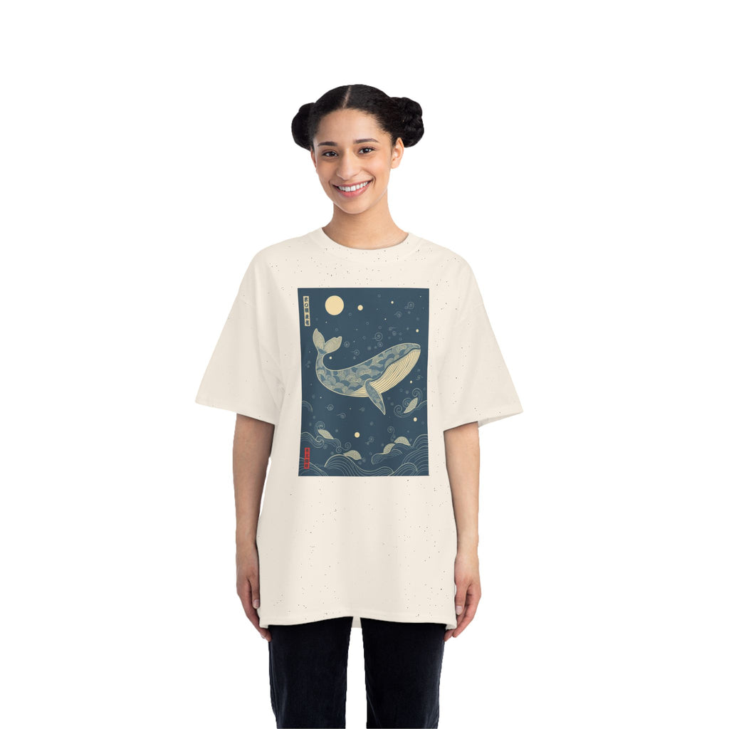 Whale Moon T-Shirt — Japanese-Inspired Ocean Art Tee