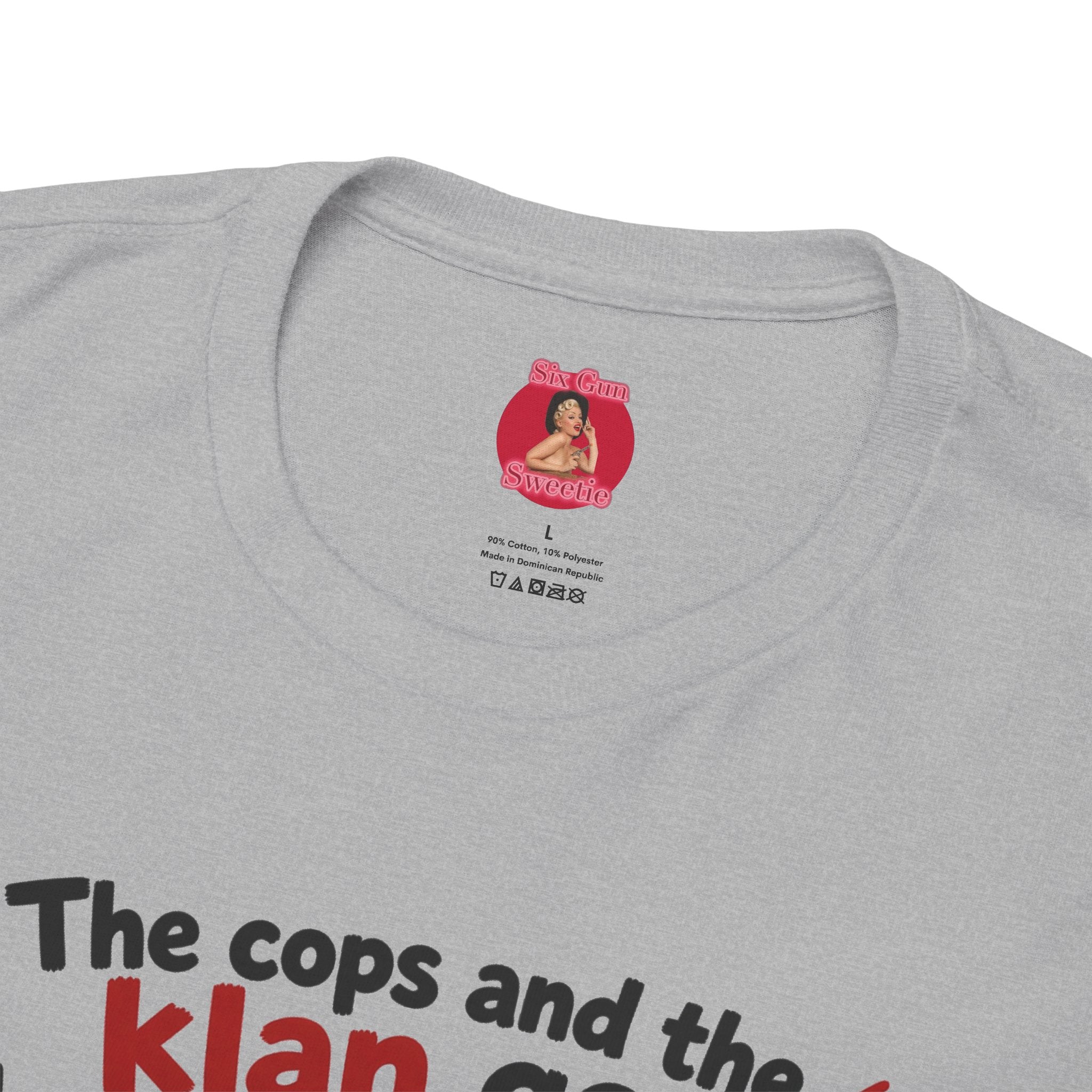 The Cops and the Klan go Hand in Hand Unisex Heavy Cotton Tee