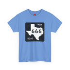 Texas Farm Road 666 Sign, Highway to Hell, Hail Satan Unisex T-shirt