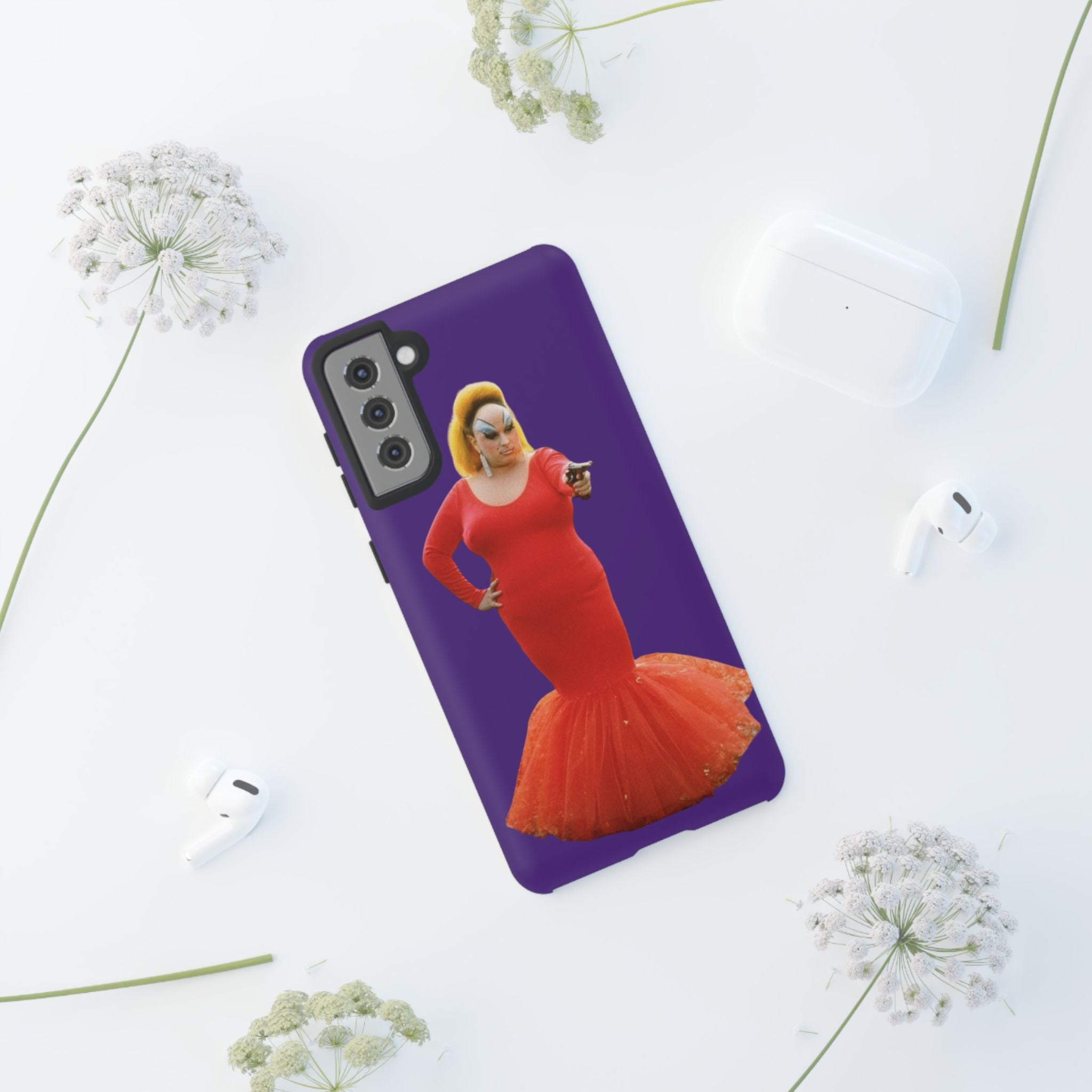 Divine Pink Flamingos John Waters Samsung Galaxy phone case