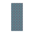 Gift Wrap Paper — Vibrant Blue & Teal Abstract Zebra Pattern