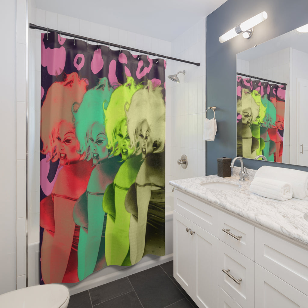 Shower Curtains - Pop Art Divine John Waters Superstar Icon Legend