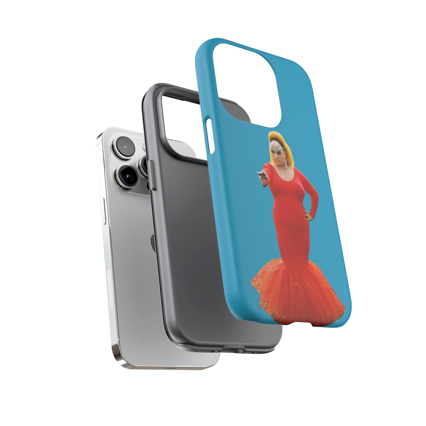Divine Pink Flamingos John Waters iPhone Case, iPhones 14 & 15