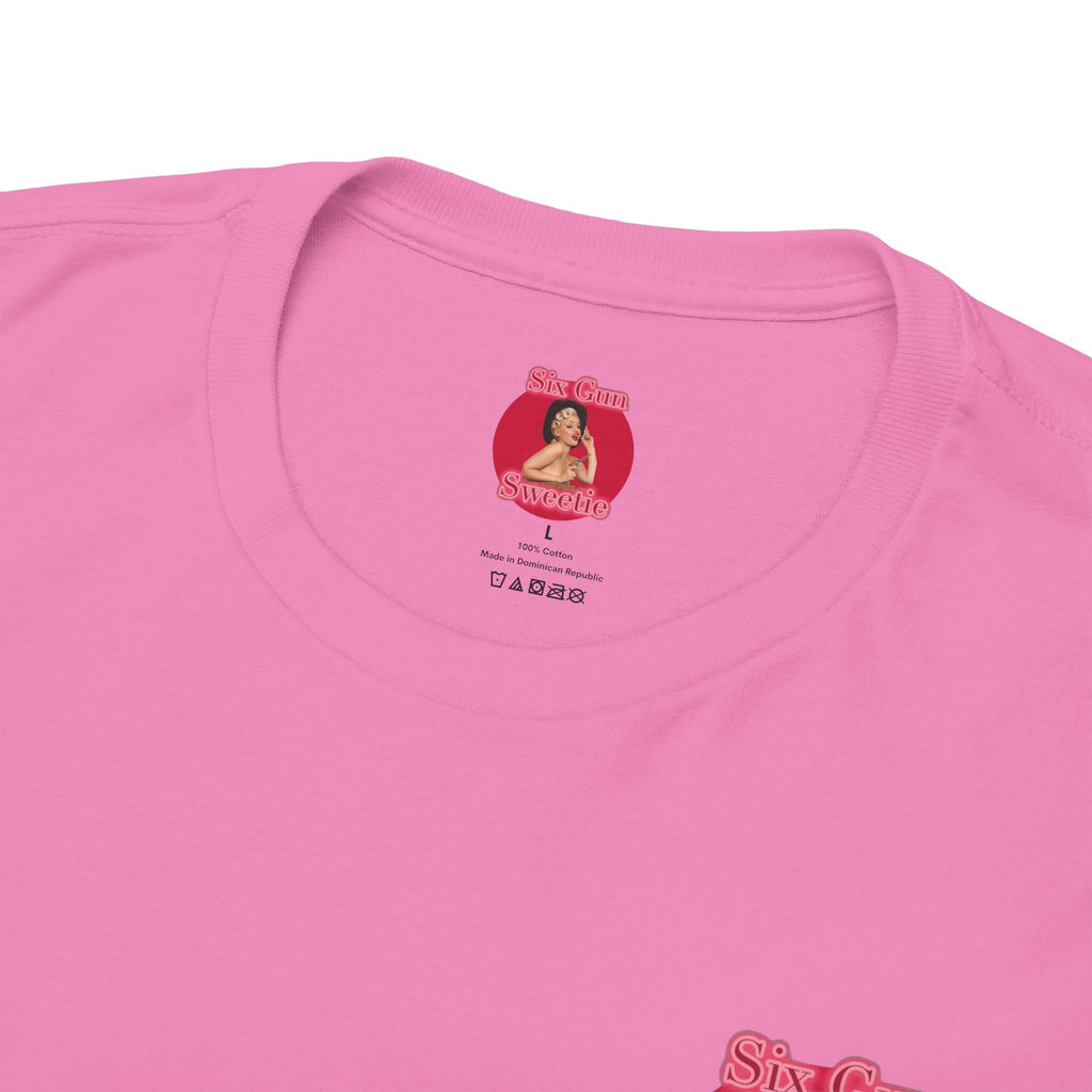 Cowgirl Riding Silhouette Unisex Tee -Too Wild- Wild West Feminist Logo