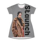 Stylish Staunch T-Shirt Dress, Casual Wear, Trendy Outfit, Street Style, Fashion Statement, Statement Piece, Gift Idea