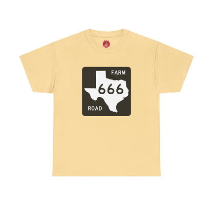 Texas Farm Road 666 Sign, Highway to Hell, Hail Satan Unisex T-shirt