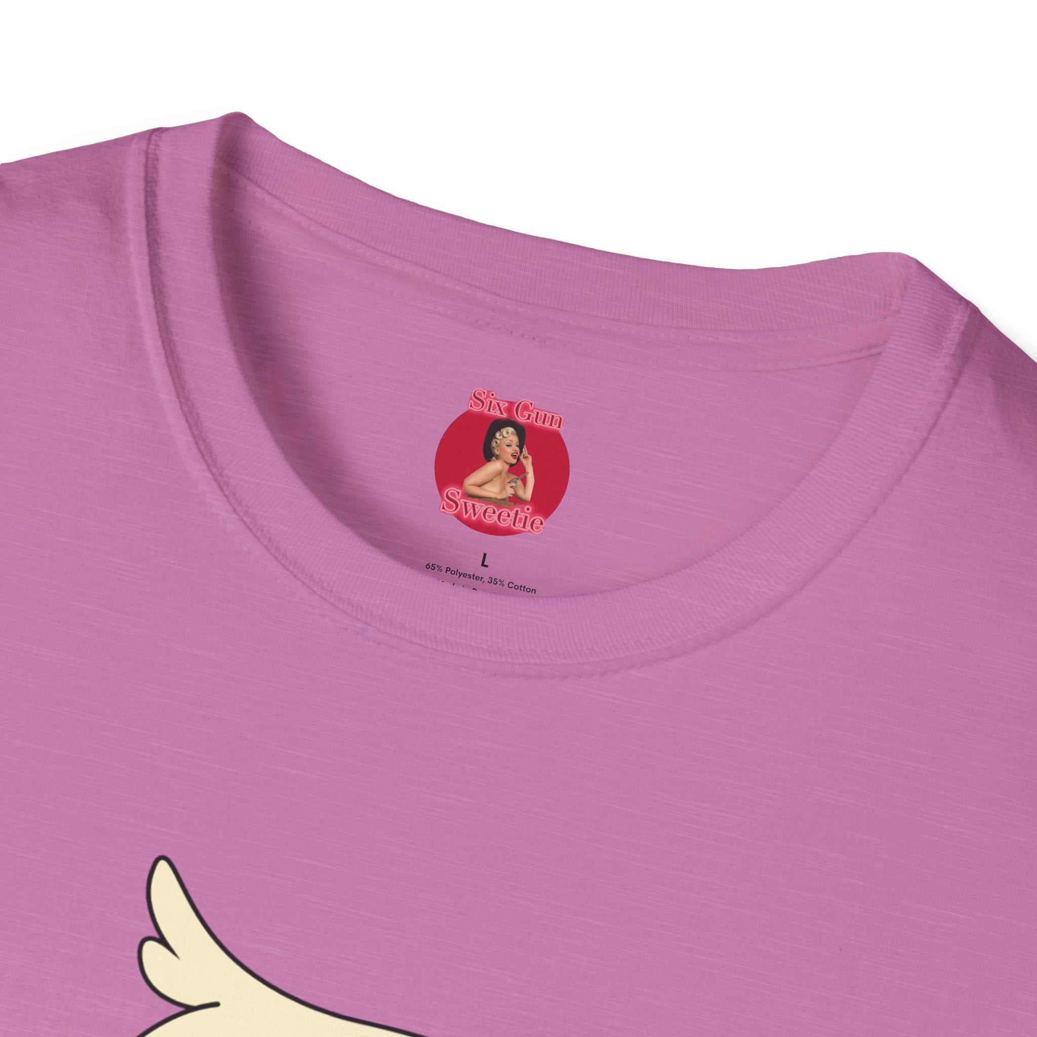 British Cool Fit Bird T-Shirt — Playful Bird with Union Jack Sunglasses