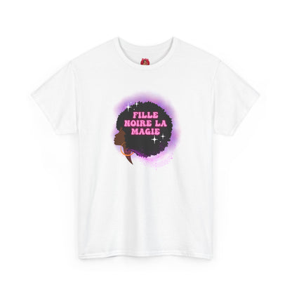 Black Girl Magic Unisex Tee, French Magie des Filles Noires, Afro, Black Excellence, Black History Shirt, Gift for Women and Girls,