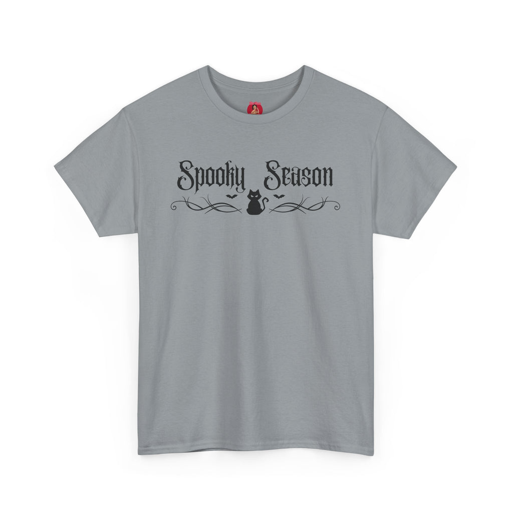 T-Shirt Spooky Season Black Kitty Tribal Unisex Tee