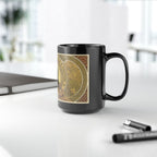 St. Patrick’s Vintage Leprechaun Black 15oz Coffee Mug — Luck & Fortune Design