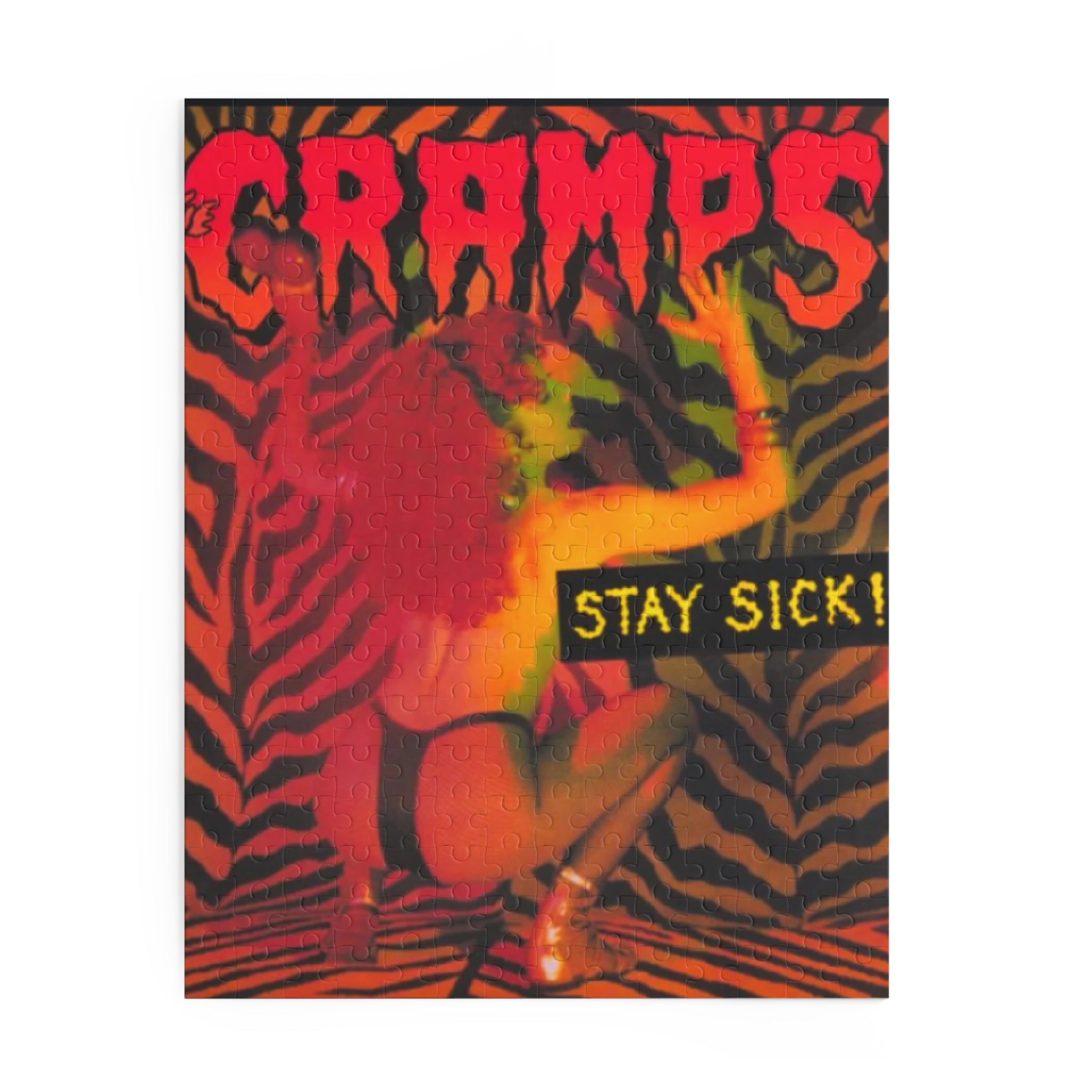 Cramps Stay Sick pin-up Puzzle, Great Punk Rock gift