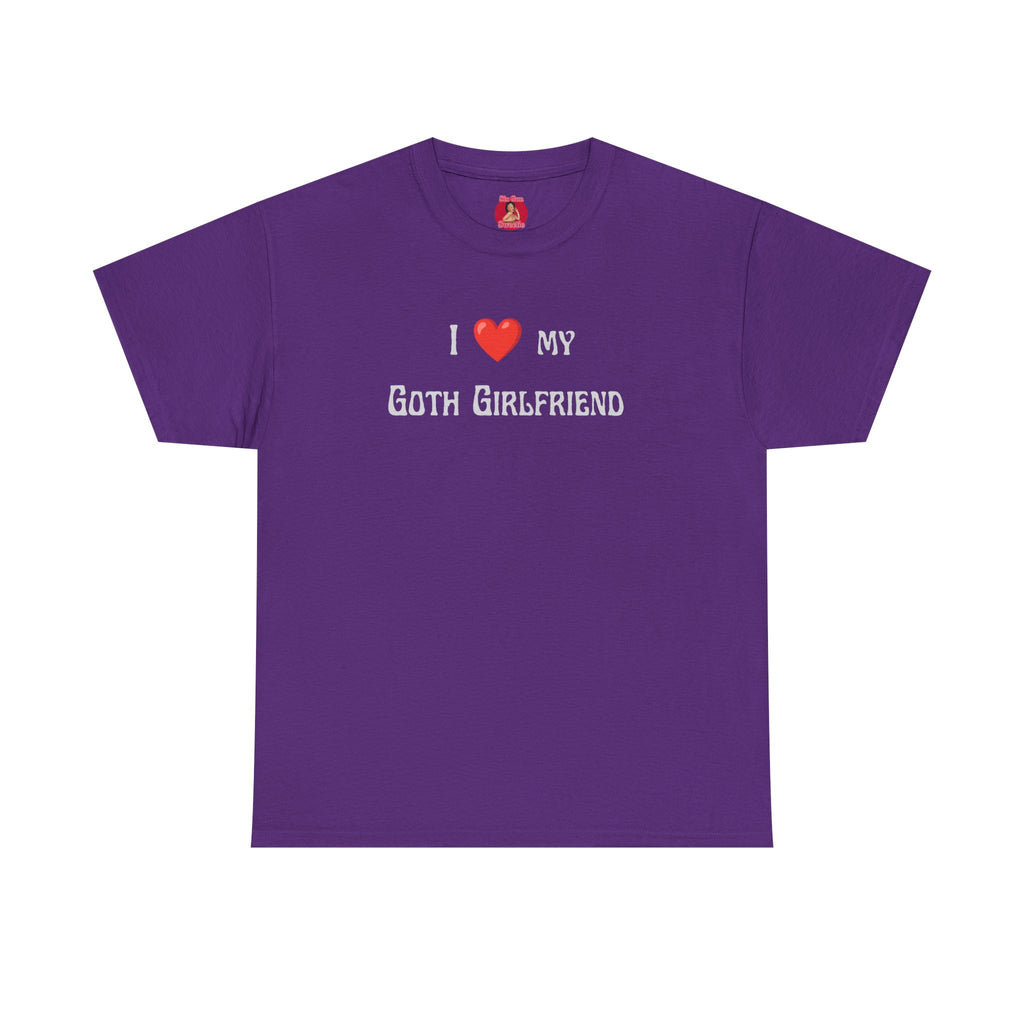 I love my Goth Girlfriend t-shirt Halloween costume T-shirt fun dating gift unique style