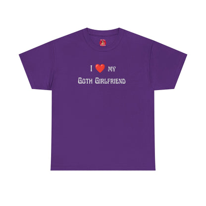 I love my Goth Girlfriend t-shirt Halloween costume T-shirt fun dating gift unique style