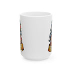 Tita Fuego "Hot Auntie" Old School Tattoo Ceramic Mug 15oz