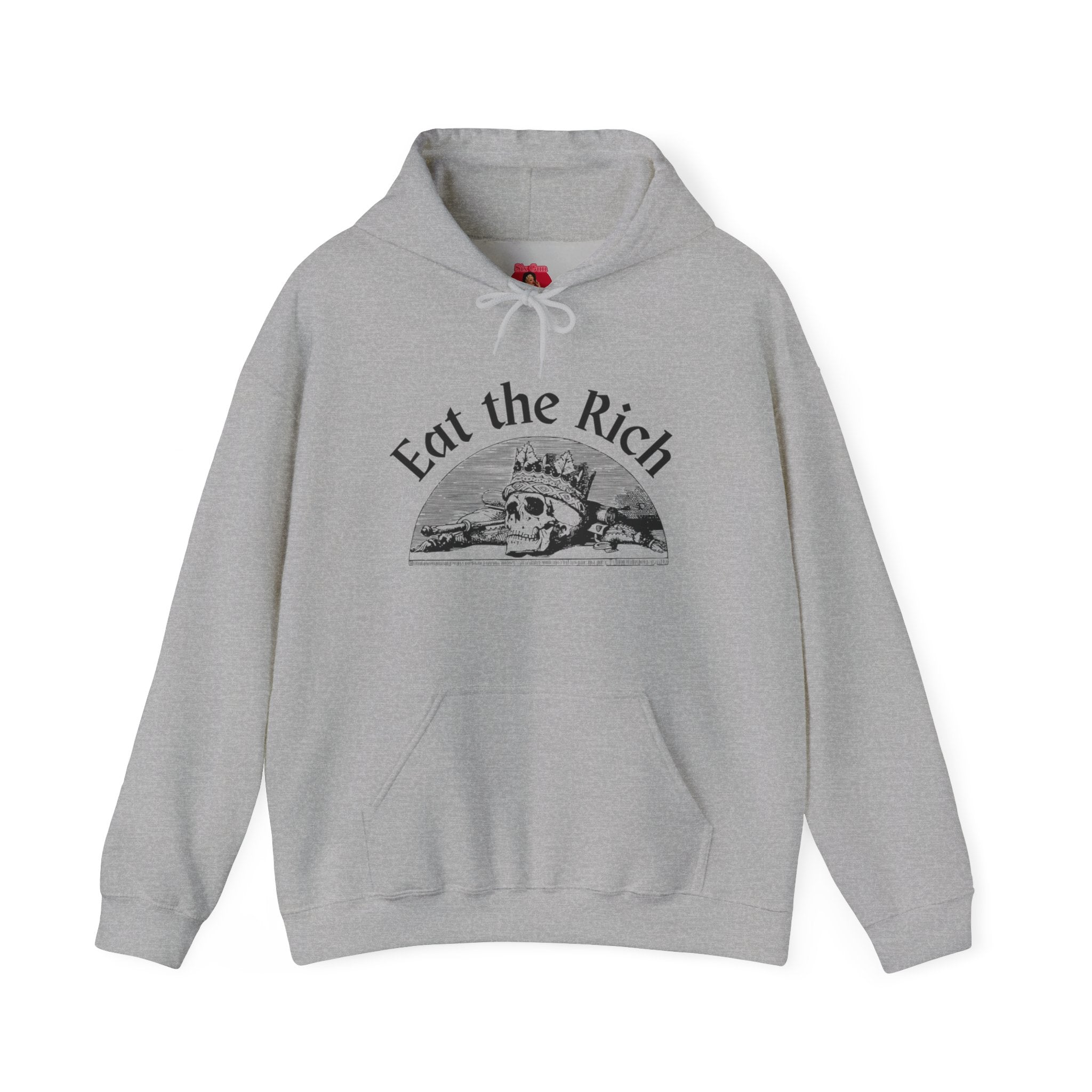 Cozy Eat the Rich Unisex Heavy Blend™ Hooded Sweatshirt blank - Perfect for Every Occasion
