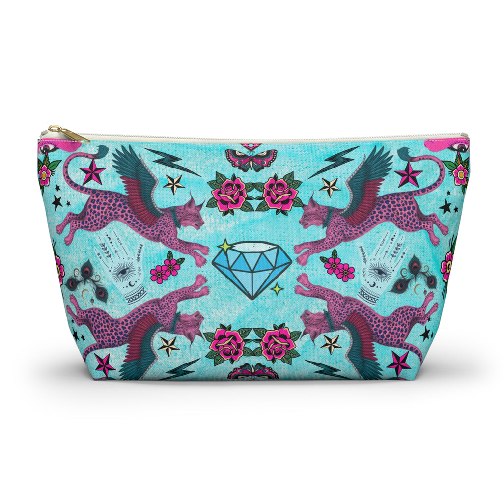 Mystic Retro Whimsy Maximalist Accessory Pouch