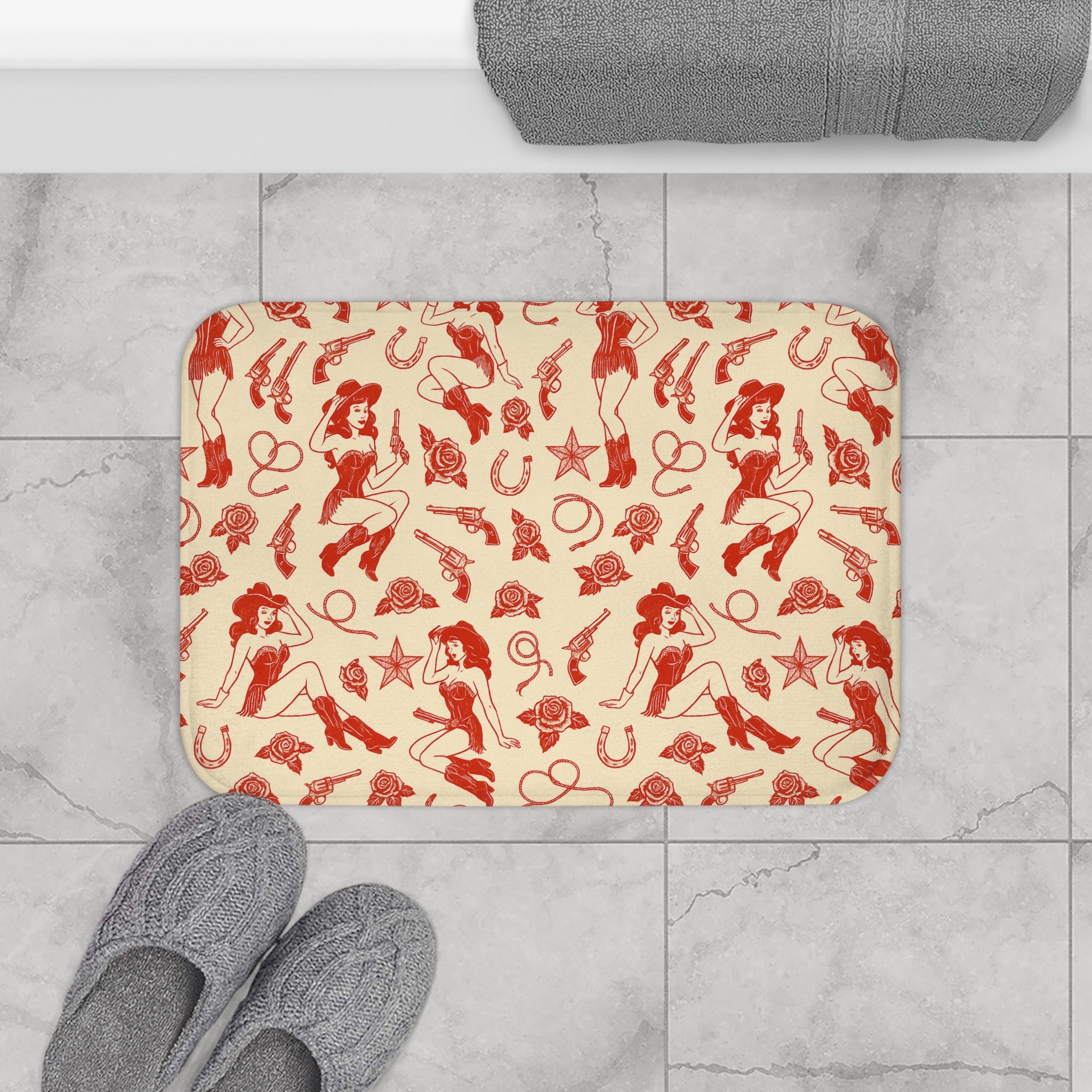 Cowgirl Bath Mat