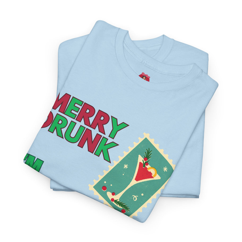 Funny Christmas Tee, Merry Drunk I'm Christmas, Alcohol Party Shirt, Holiday Drinking Gift, Sarcastic Xmas Top