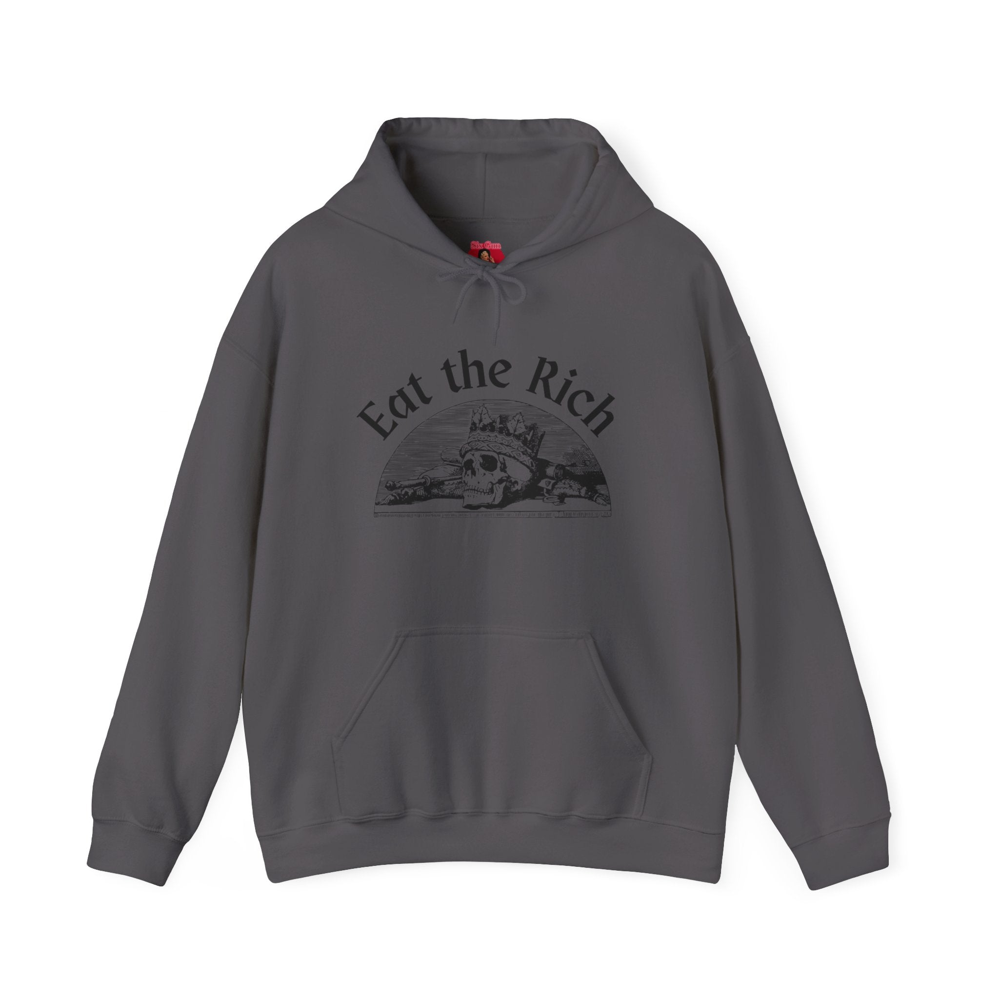 Cozy Eat the Rich Unisex Heavy Blend™ Hooded Sweatshirt blank - Perfect for Every Occasion