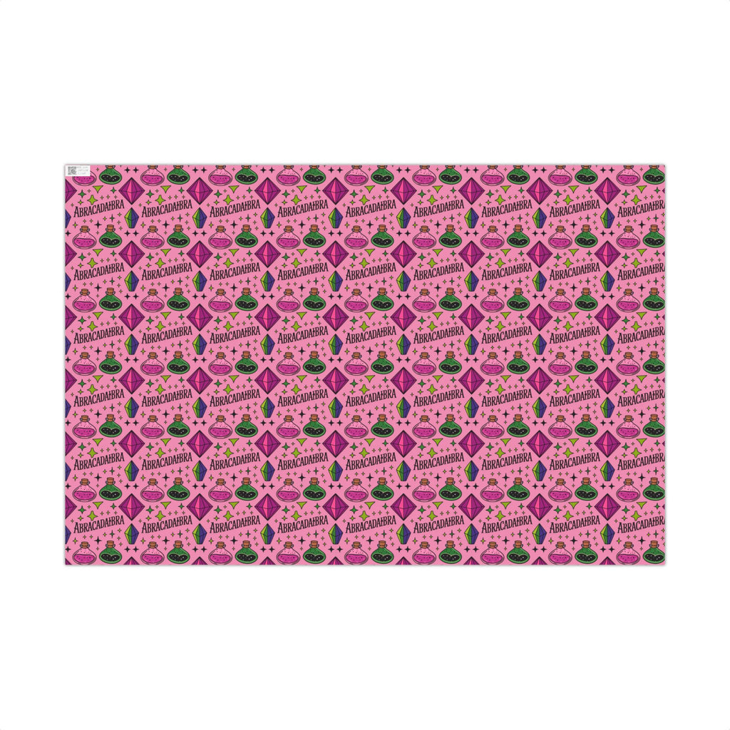 Magic Potion Pattern Gift Wrap Paper — Pink Abracadabra Wrapping Roll